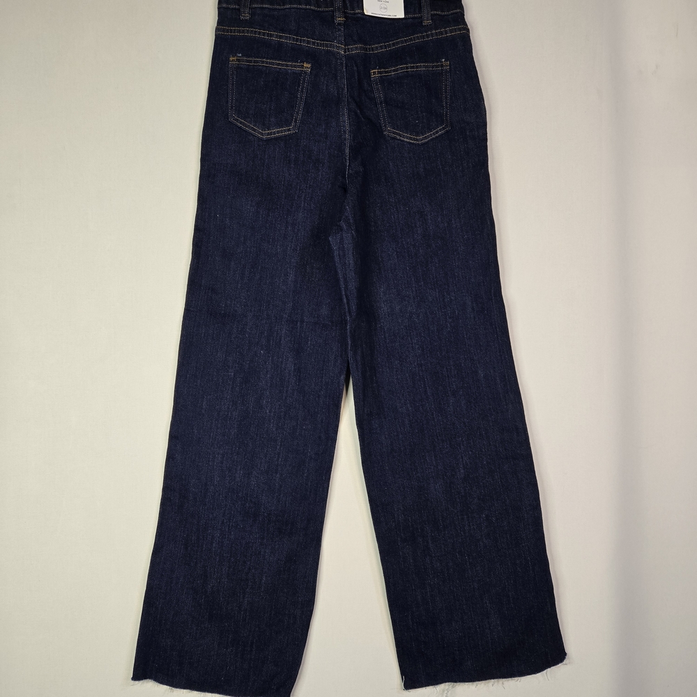OAT New York Women's Size 2 (26") NWT Medium Wash High Rise Wide Leg Jeans - Picture 8 of 12